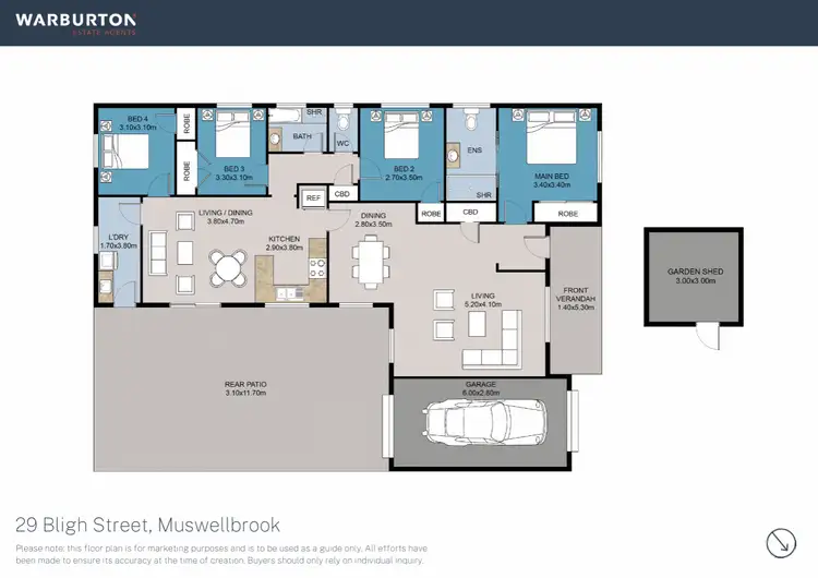 Floorplan of Homely house listing, 29 Bligh Street, Muswellbrook NSW 2333
