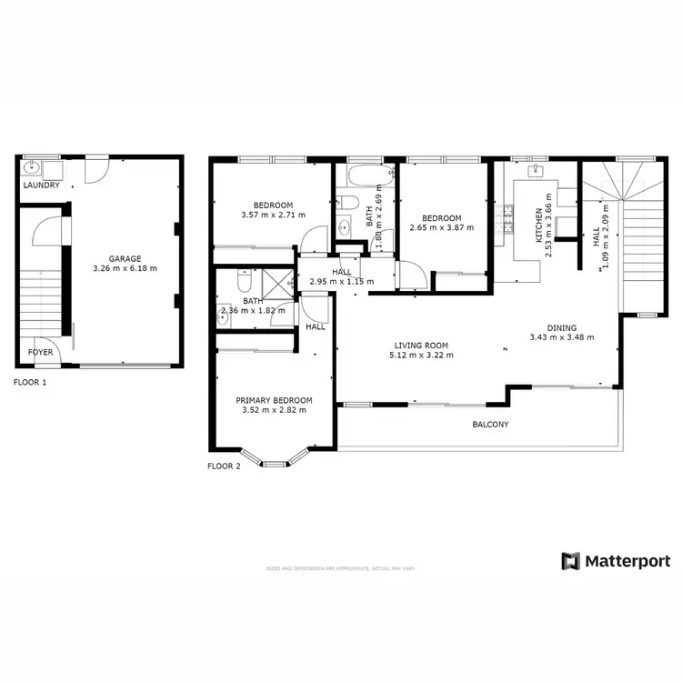 Floorplan of Homely townhouse listing, 14/219 Brisbane Water Drive, Point Clare NSW 2250