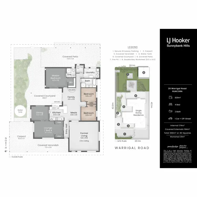 Floorplan of Homely house listing, 29 Warrigal Road, Runcorn QLD 4113