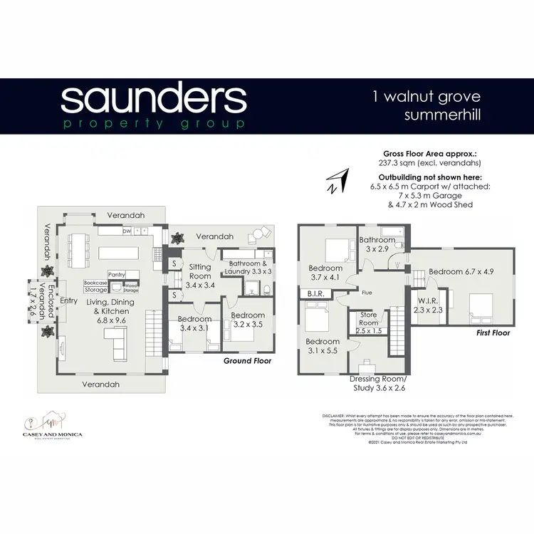 Floorplan of Homely house listing, 1 Walnut Grove, Summerhill TAS 7250