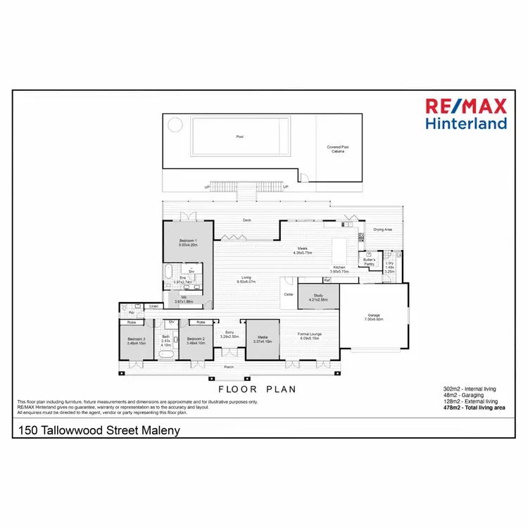 Floorplan of Homely house listing, 150 Tallowwood Street, Maleny QLD 4552