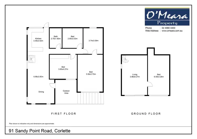 Floorplan of Homely house listing, 91 Sandy Point Road, Corlette NSW 2315