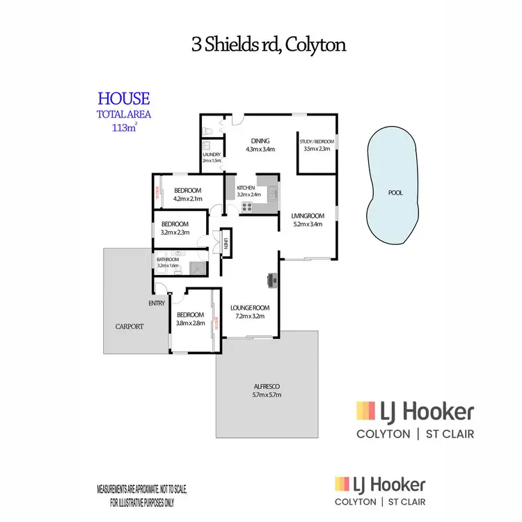 Floorplan of Homely house listing, 3 Shields Road, Colyton NSW 2760