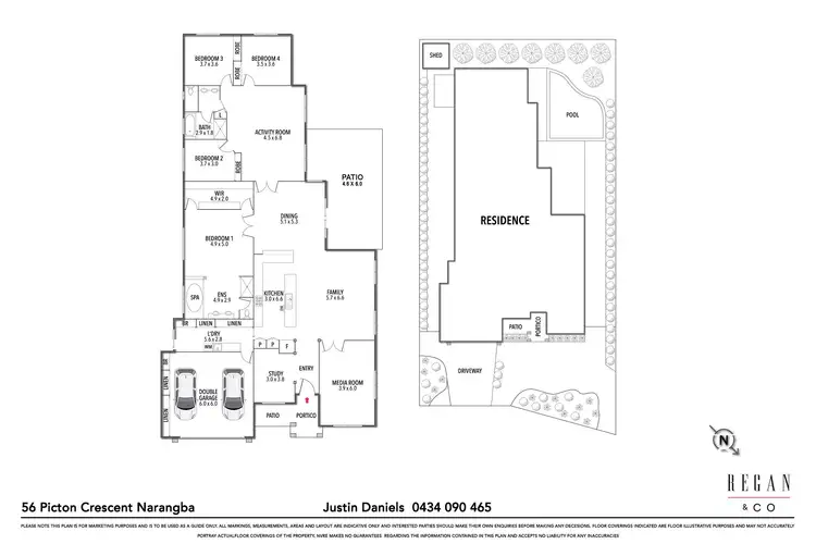 Floorplan of Homely house listing, 56 Picton Crescent, Narangba QLD 4504