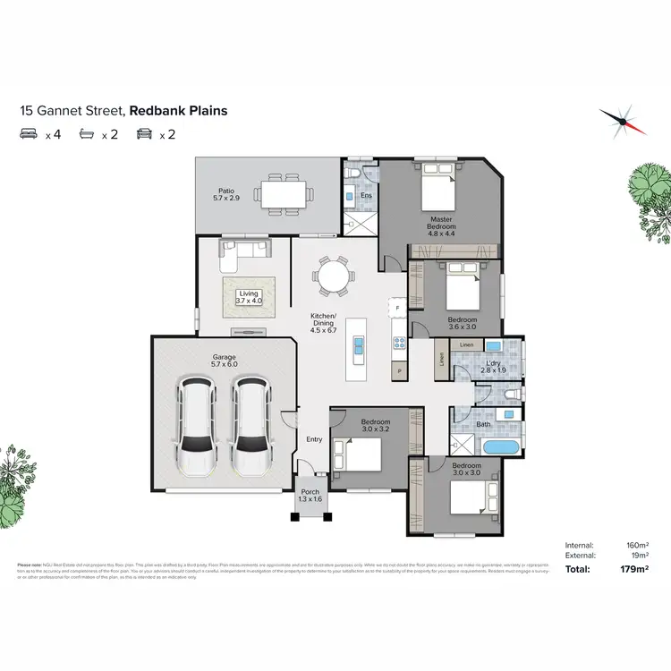 Floorplan of Homely house listing, 15 Gannett Street, Redbank Plains QLD 4301