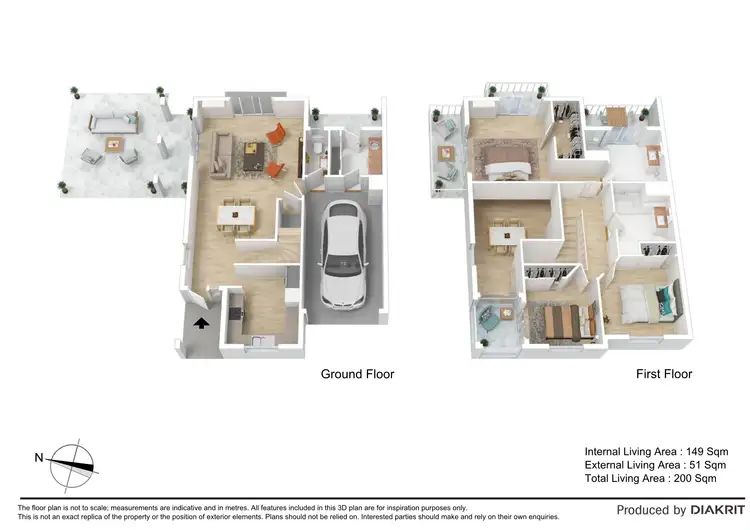 Floorplan of Homely townhouse listing, 1/115 Jenner Street, Nundah QLD 4012