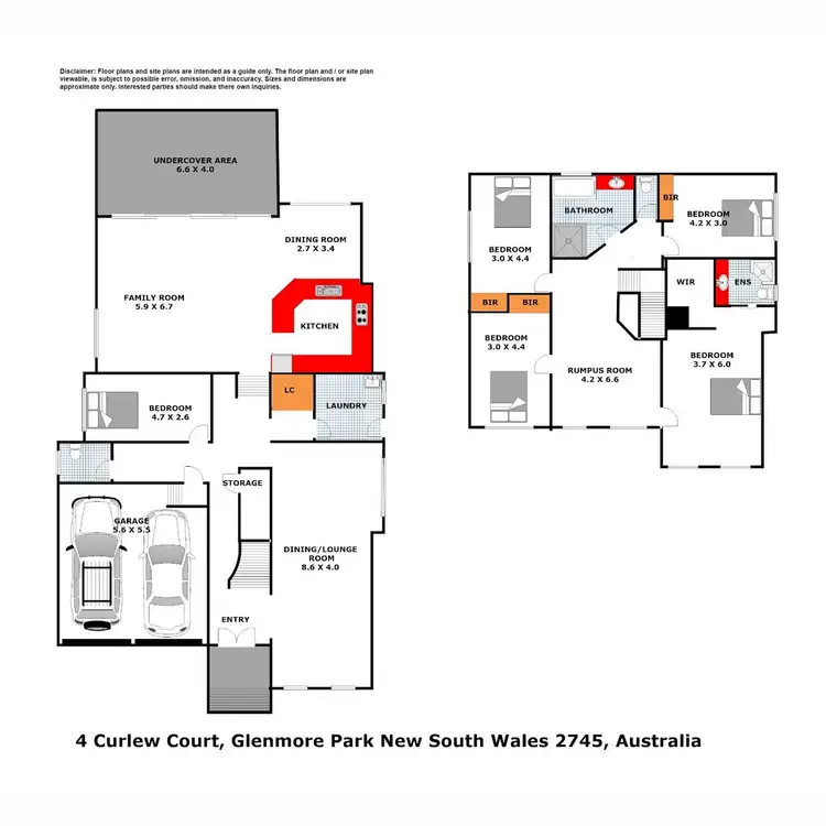 Floorplan of Homely house listing, 4 Curlew Court, Glenmore Park NSW 2745