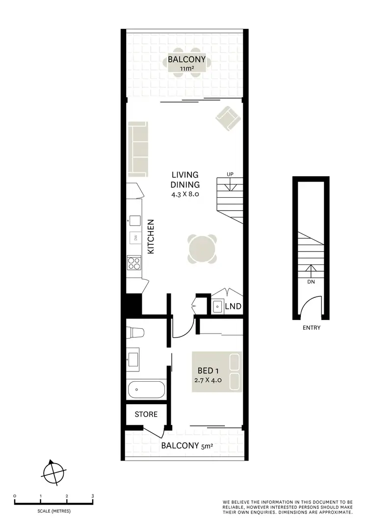 Floorplan of Homely apartment listing, 416/169-175 Phillip Street, Waterloo NSW 2017