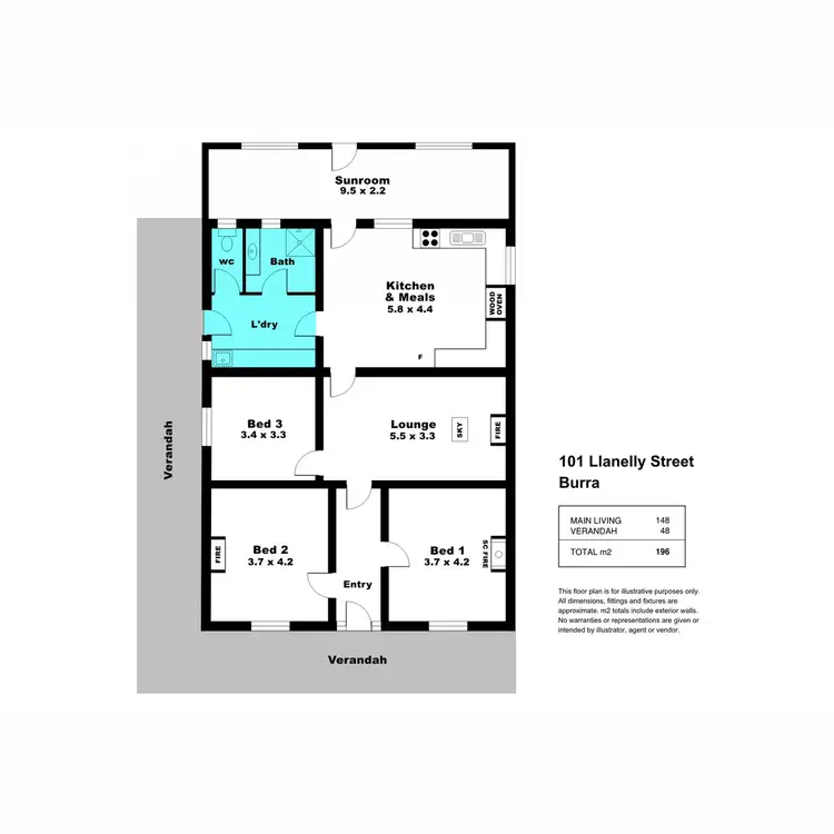 Floorplan of Homely house listing, 101 Llanelly Street, Burra SA 5417