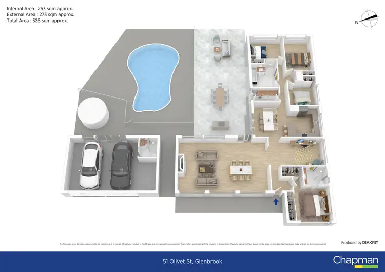 Floorplan of Homely house listing, 51 Olivet Street, Glenbrook NSW 2773