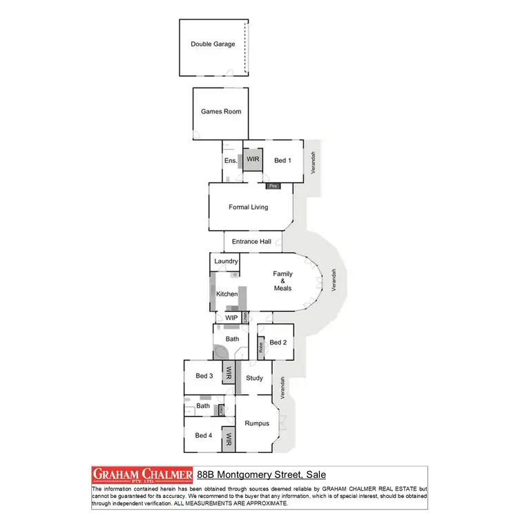 Floorplan of Homely house listing, 88B Montgomery Street, Sale VIC 3850