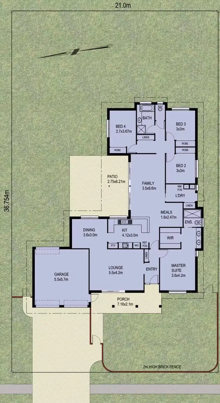 Floorplan of Homely house listing, 46 Peppercorn Street, Sunnybank Hills QLD 4109