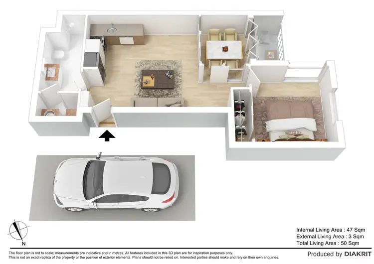 Floorplan of Homely unit listing, 11606/22 Merivale Street, South Brisbane QLD 4101