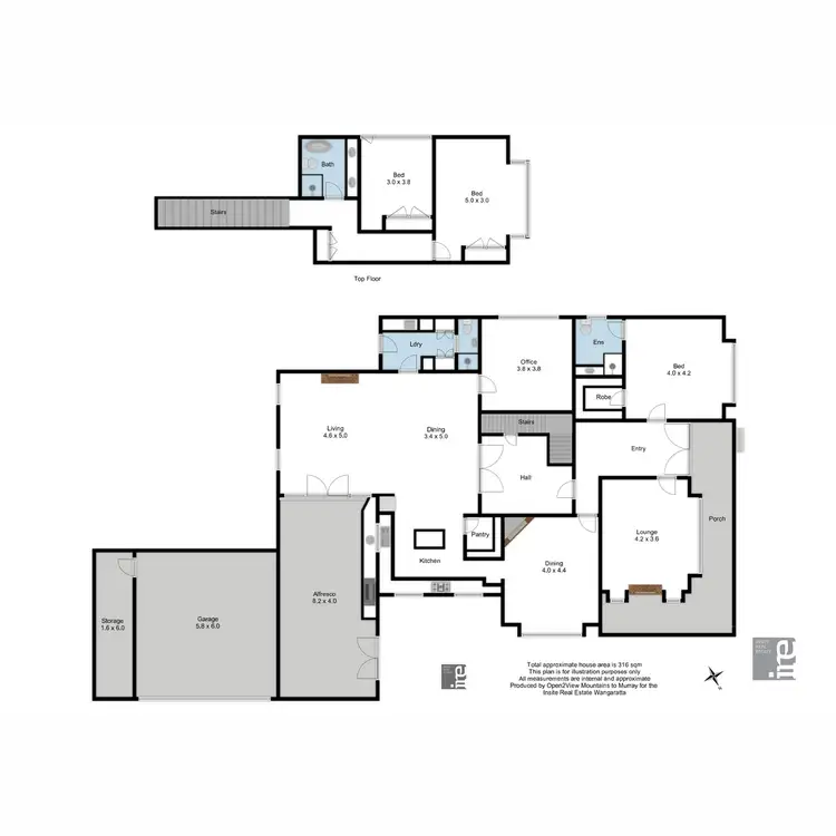 Floorplan of Homely house listing, 1 Allan Court, Wangaratta VIC 3677