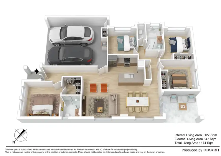 Floorplan of Homely house listing, 5 Vedanta Drive, Springfield Lakes QLD 4300