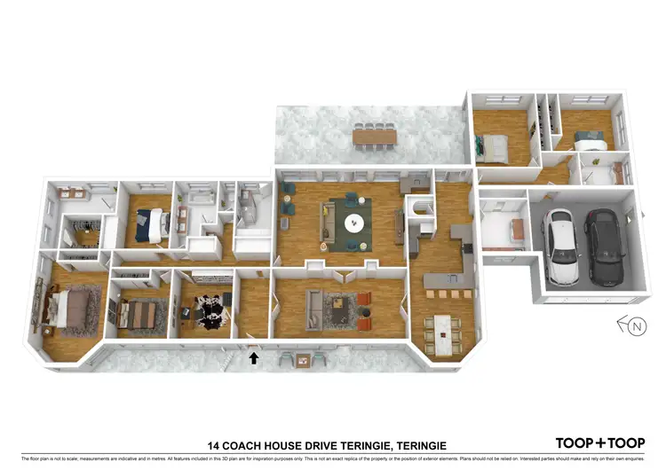 Floorplan of Homely house listing, 14 Coach House Drive, Teringie SA 5072
