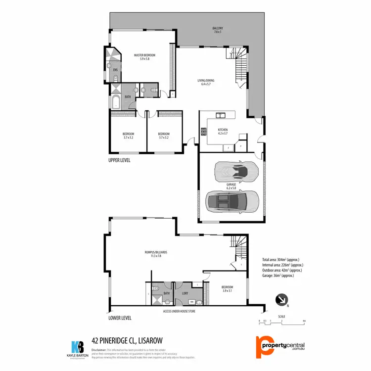 Floorplan of Homely house listing, 42 Pineridge Close, Lisarow NSW 2250