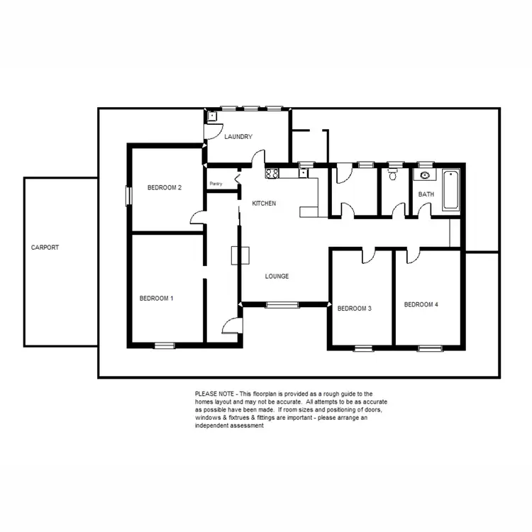Floorplan of Homely house listing, 65 Cradock Road, Hawker SA 5434