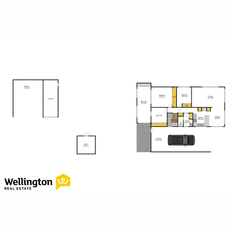 Floorplan of Homely house listing, 4A Boisdale Street, Maffra VIC 3860