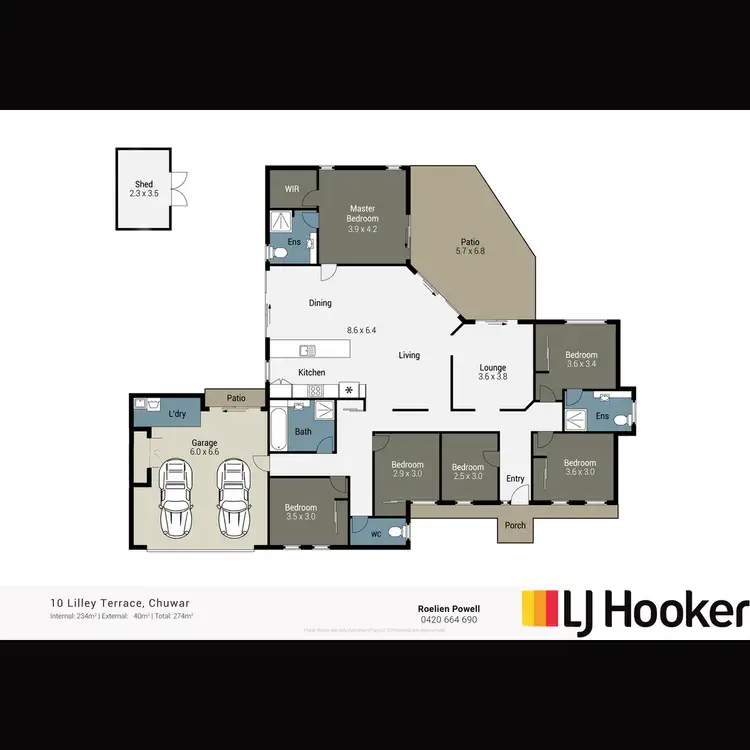 Floorplan of Homely house listing, 10 Lilley Terrace, Chuwar QLD 4306