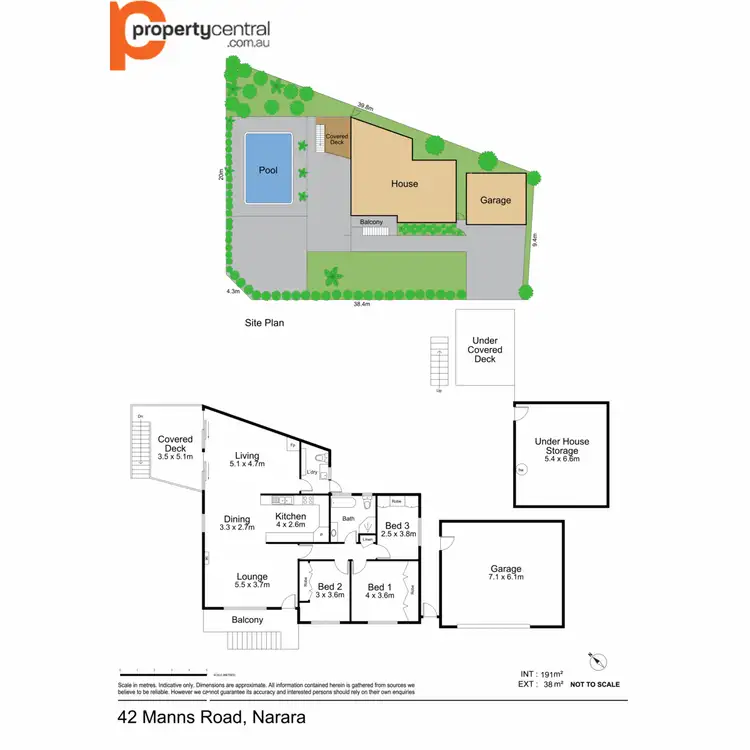 Floorplan of Homely house listing, 42 Manns Road, Narara NSW 2250