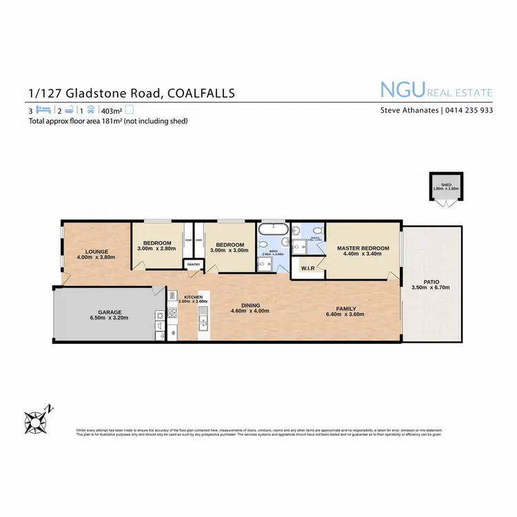 Floorplan of Homely house listing, 1/127 Gladstone Road, Coalfalls QLD 4305