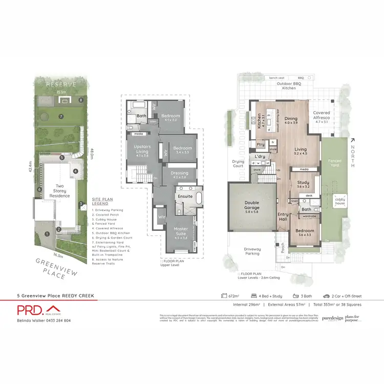 Floorplan of Homely house listing, 5 Greenview Place, Reedy Creek QLD 4227