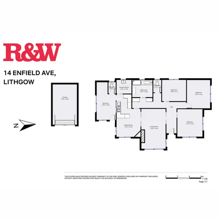 Floorplan of Homely house listing, 14 Enfield Avenue, Lithgow NSW 2790