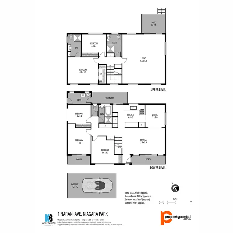 Floorplan of Homely house listing, 1 Narani Avenue, Niagara Park NSW 2250