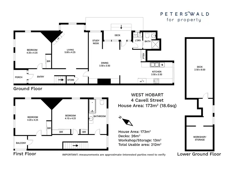 Floorplan of Homely house listing, 4 Cavell Street, West Hobart TAS 7000