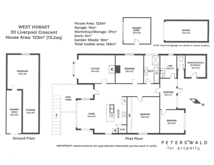 Floorplan of Homely house listing, 20 Liverpool Crescent, West Hobart TAS 7000