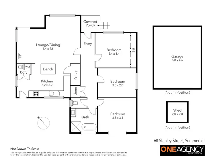 Floorplan of Homely house listing, 68 Stanley Street, Summerhill TAS 7250