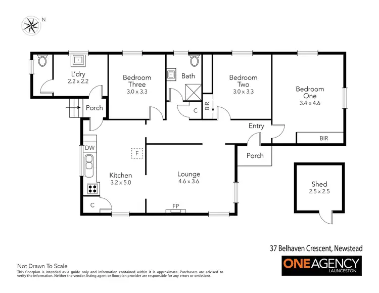 Floorplan of Homely house listing, 1/37 Belhaven Crescent, Newstead TAS 7250