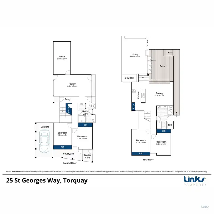 Floorplan of Homely house listing, 25 St Georges Way, Torquay VIC 3228