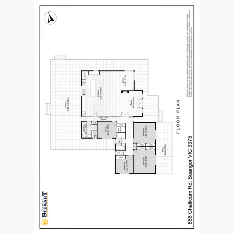 Floorplan of Homely rural property listing, 866 Challicum Road, Buangor VIC 3375