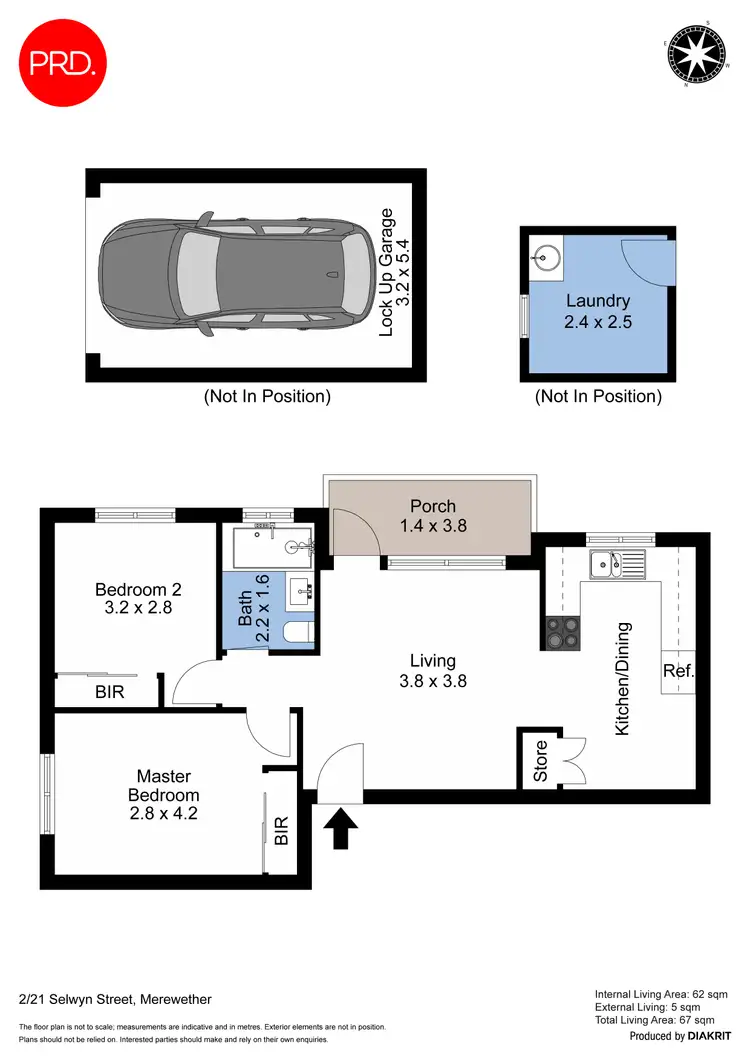 Floorplan of Homely apartment listing, 2/21 Selwyn Street, Merewether NSW 2291