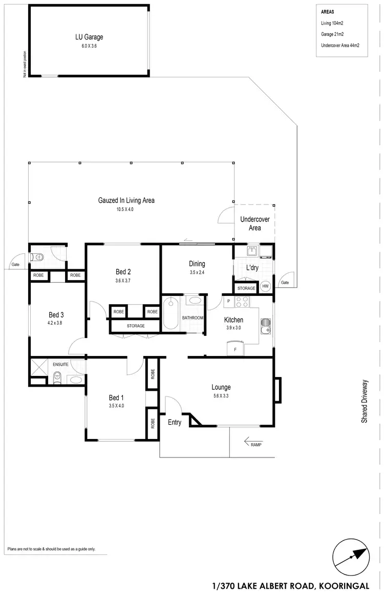 Floorplan of Homely house listing, 1/370 Lake Albert Road, Kooringal NSW 2650
