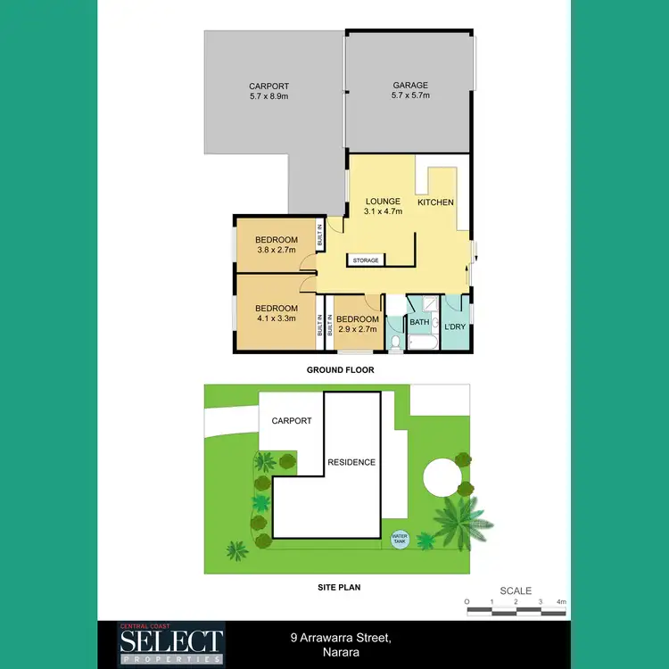 Floorplan of Homely house listing, 9 Arrawarra Street, Narara NSW 2250