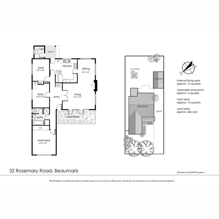 Floorplan of Homely house listing, 32 Rosemary Road, Beaumaris VIC 3193