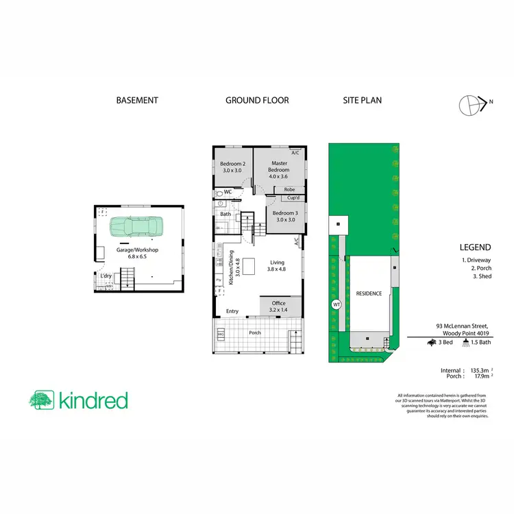 Floorplan of Homely house listing, 93 McLennan Street, Woody Point QLD 4019