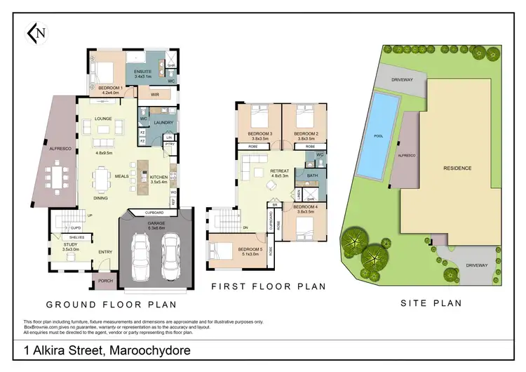 Floorplan of Homely house listing, 1 Alkira Street, Maroochydore QLD 4558