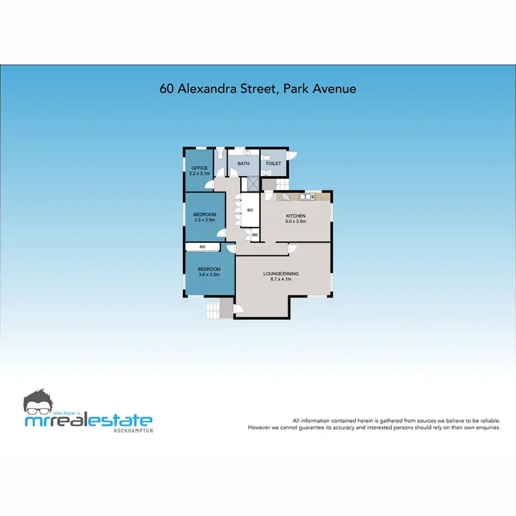 Floorplan of Homely house listing, 60 Alexandra Street, Park Avenue QLD 4701