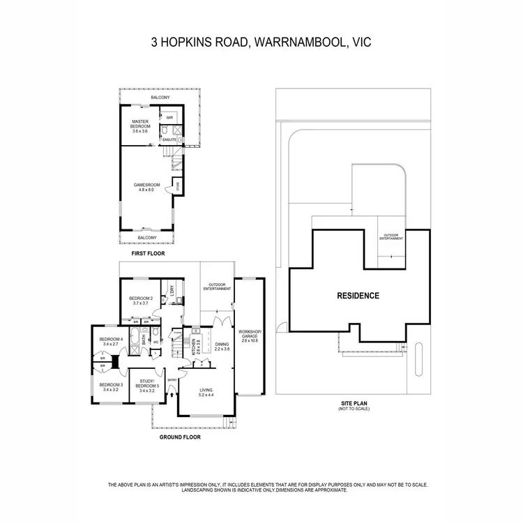 Floorplan of Homely house listing, 3 Hopkins Road, Warrnambool VIC 3280