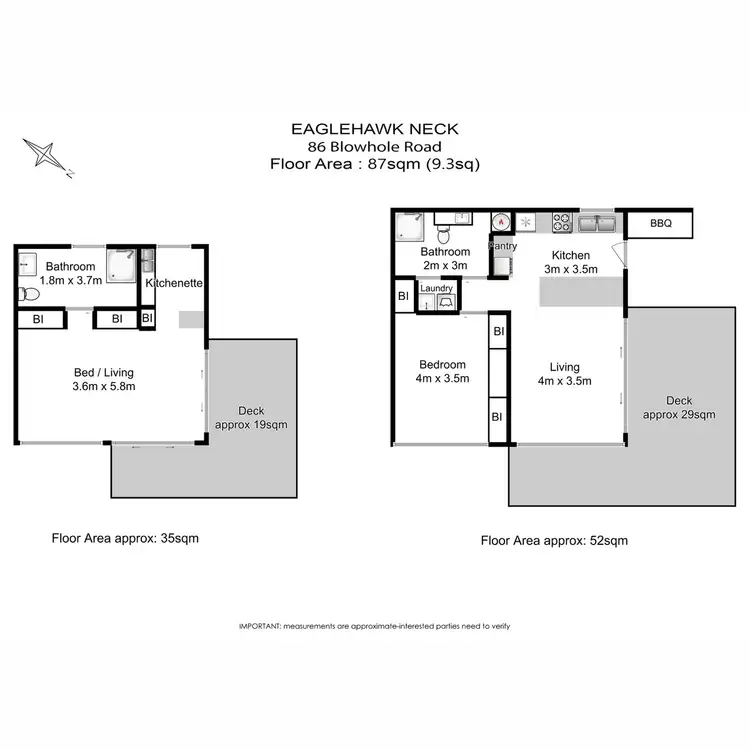 Floorplan of Homely villa listing, 86 Blowhole Road, Eaglehawk Neck TAS 7179