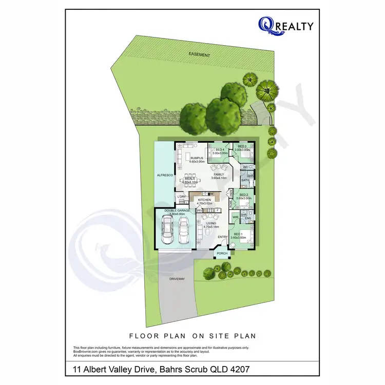 Floorplan of Homely house listing, 11 Albert Valley Drive, Bahrs Scrub QLD 4207