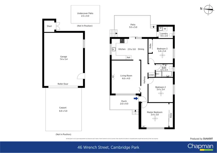 Floorplan of Homely house listing, 46 Wrench Street, Cambridge Park NSW 2747