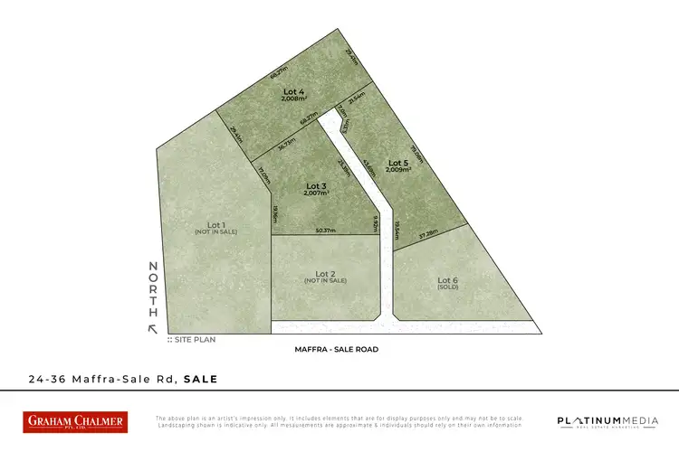 Floorplan of Homely land listing, LOT 5 Dunara Place, Sale VIC 3850