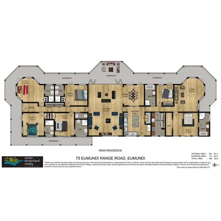 Floorplan of Homely house listing, 75 Eumundi Range Road, Eumundi QLD 4562