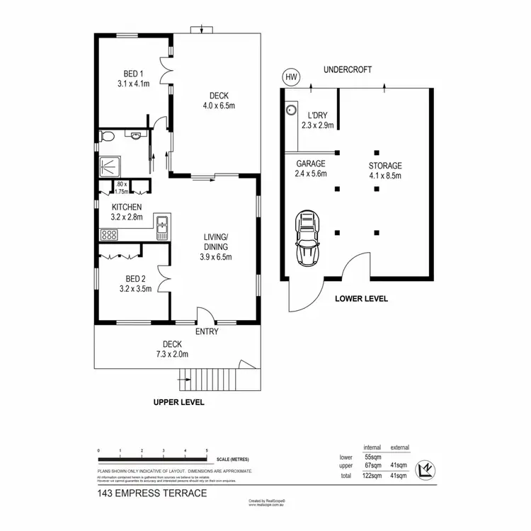 Floorplan of Homely house listing, 143 Empress Terrace, Bardon QLD 4065
