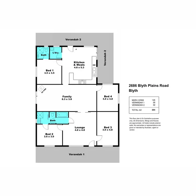 Floorplan of Homely house listing, 2686 Blyth Plains Road, Blyth SA 5462